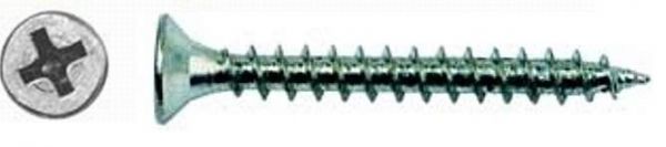 Саморез оцинкованный потайной 3,5х16 мм