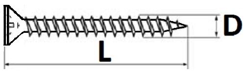 Саморез POZY 4х16 мм