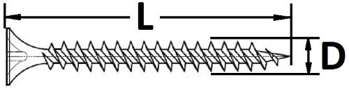 Саморез черный универсальный 4,8х95 мм