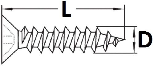 Саморез нерж. 3,9х32 мм