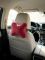 Подушка на подголовник автомобиля для шеи велюр