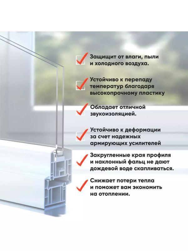 Окно пластиковое ПВХ  400х400мм(40х40см)