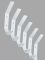 Крючок настенный в прихожую для одежды металлический 5 шт