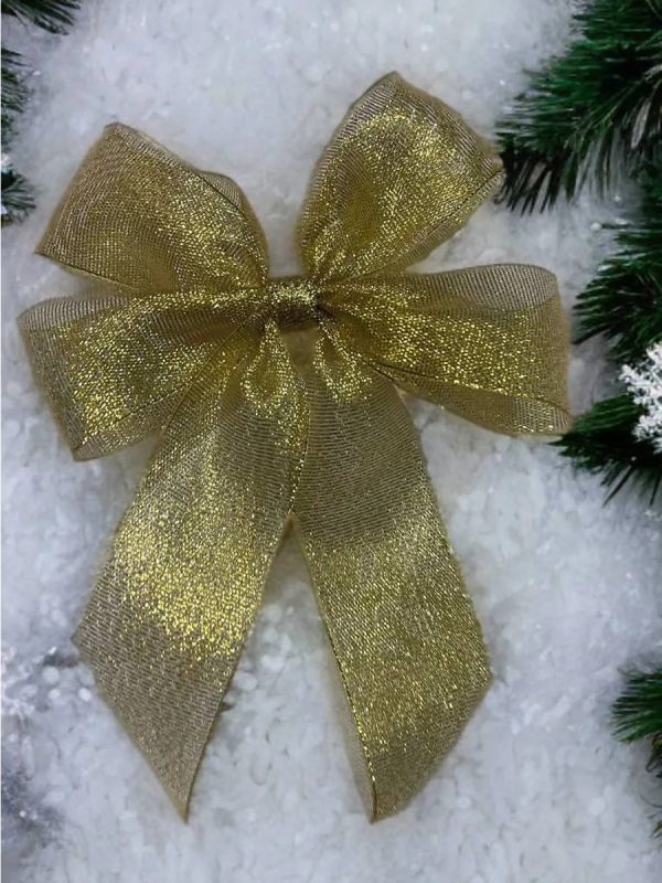 Банты на елку большие новогодние 5 шт