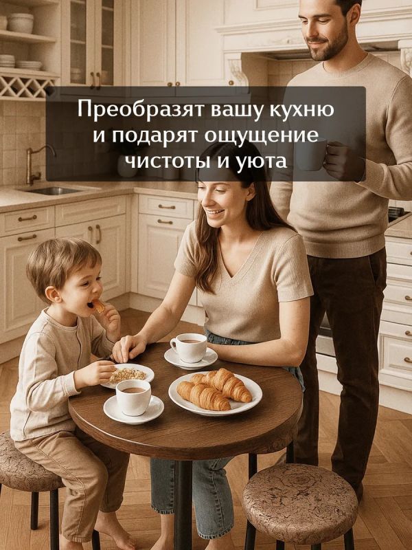 Чехол на табурет круглый на резинке с поролоном 2 шт