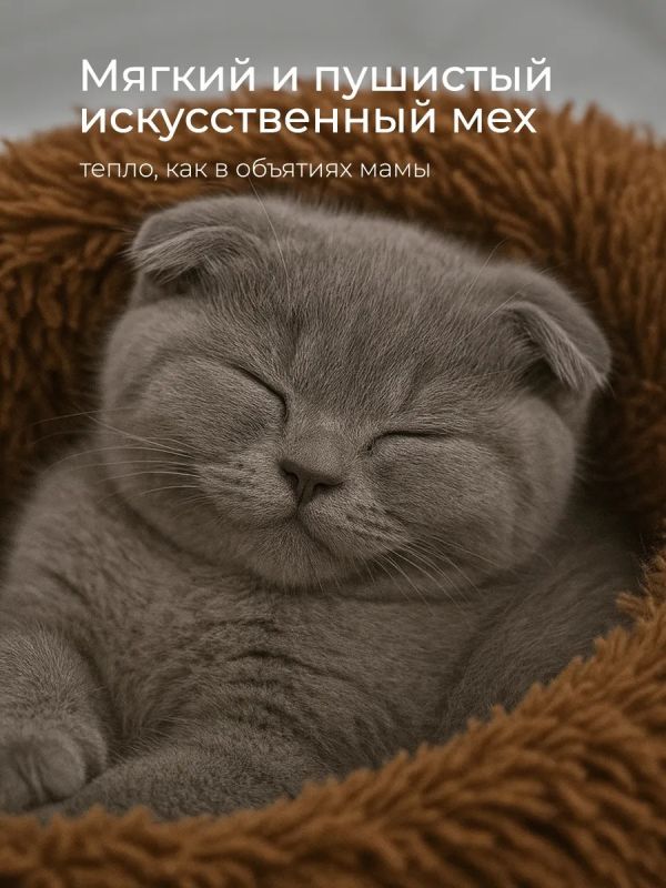 Лежанка для кошек и собак мелких пород