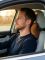 Подушка на подголовник автомобиля для шеи велюр