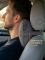 Подушка на подголовник автомобиля для шеи велюр