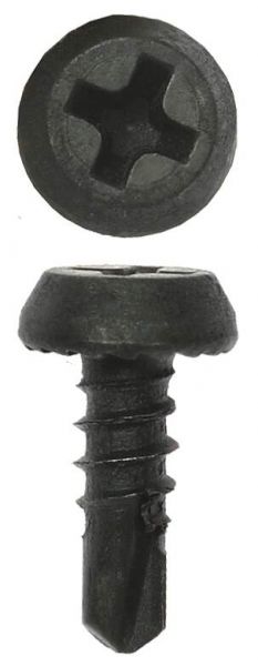 Клоп черный со сверлом 3,5х11 мм