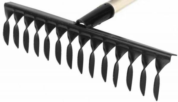 Грабли садовые 12 зубьев с черенком Грабли садовые 12 зубьев с черенком